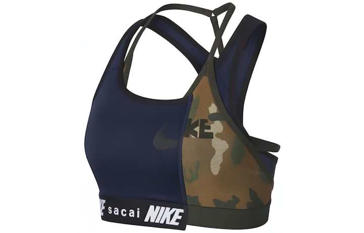 Nike Nike x Sacai Hybrid Padded Bra 'Black/Sequoia'