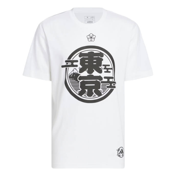 Adidas Adidas Happi Tokyo T Shirt Men's White