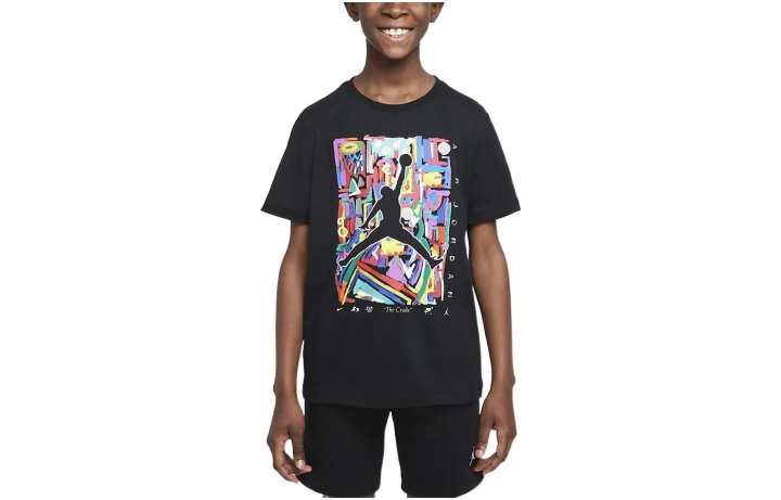 Jordan Jordan Kids T Shirts Crew Neck Moderate