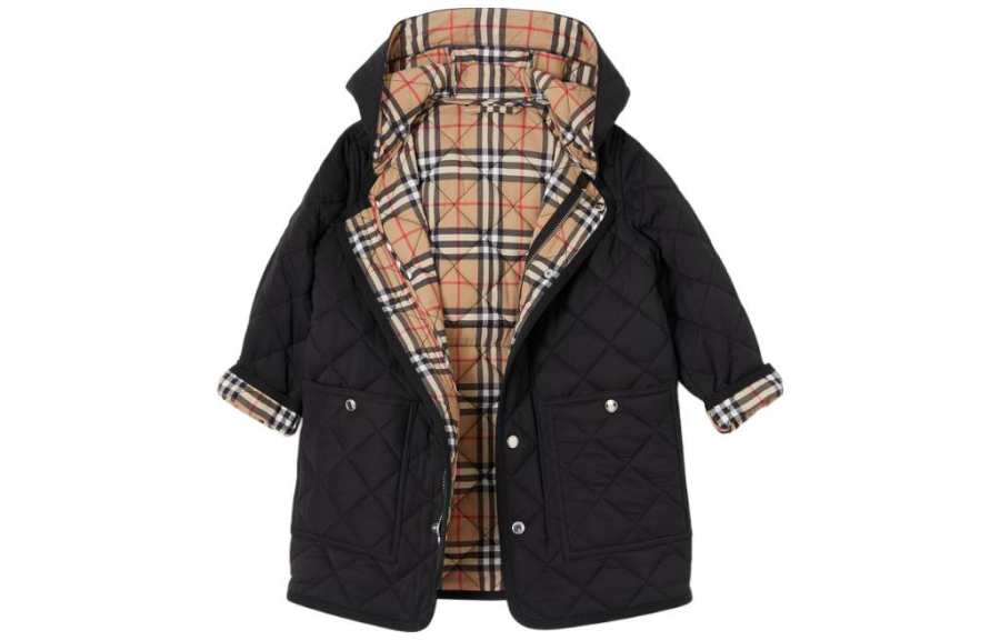 Burberry Jackets & Coats Black Kids'