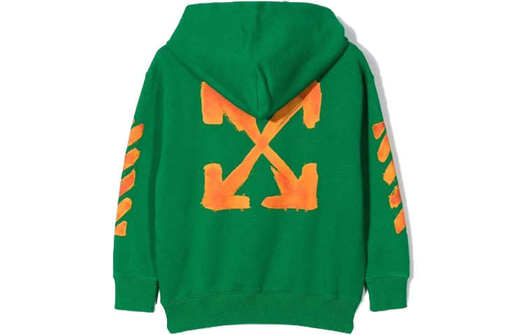 OFF-WHITE OFF WHITE Sweatshirt FW21 Green Kids'