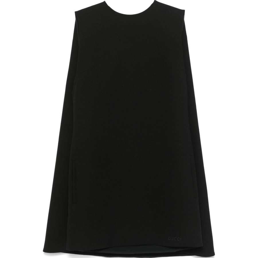 GUCCI Wool Crepe Mini Dress