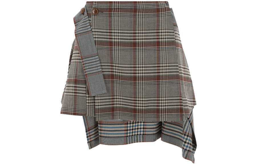 Vivienne Westwood 【Previous Season】Drunken check-pattern miniskirt