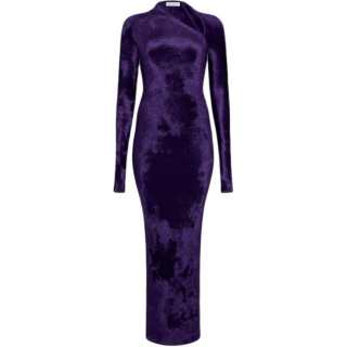 Alaia Long Sleeved Dress Women's Purple