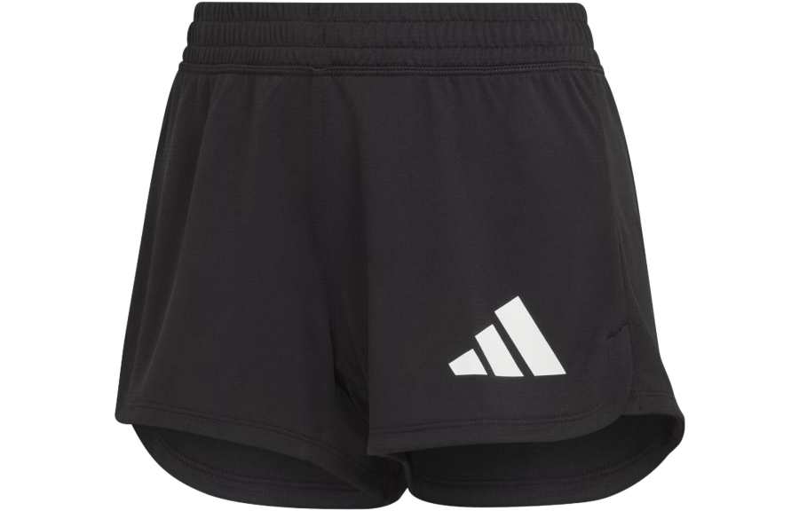 Adidas Adidas Pacer 3 Bar Knit Shorts Sports Shorts Women's Black