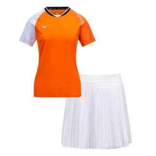 Mizuno Skirt Set Women's Orange/White