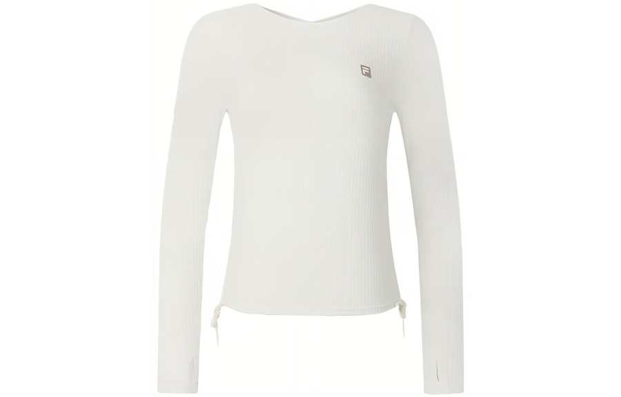 FILA Fitness Clothing Women's Vanilla White Moderate Straight Fit