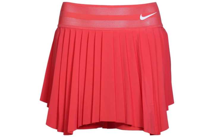 Nike Nike Casual Short Skirts Women's Rose Red Moderate Short Pleated Skirt