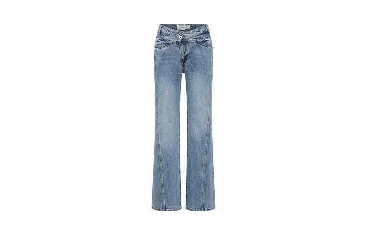 Feng Chen Wang Feng Chen Wang Twist-detail Flared Jeans