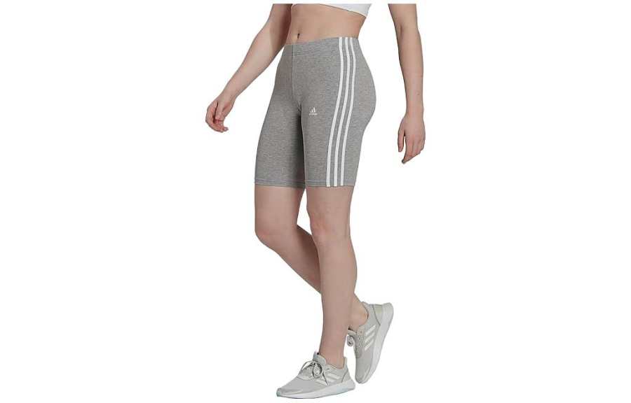 Adidas Adidas Sports Shorts Women's Gray Moderate Tight Pants