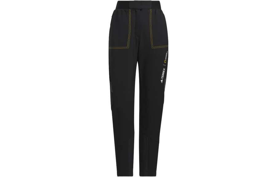 Adidas Adidas National Geographic Co Branded Section Sports Pants Women's Black Moderate