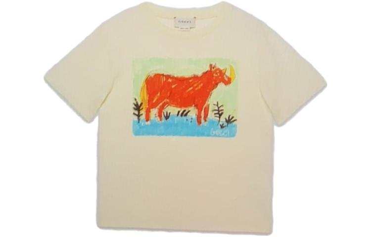 GUCCI Kids T Shirts Crew Neck Moderate