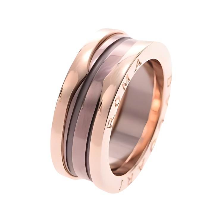 BVLGARI 18K Rose Gold Rings Unisex