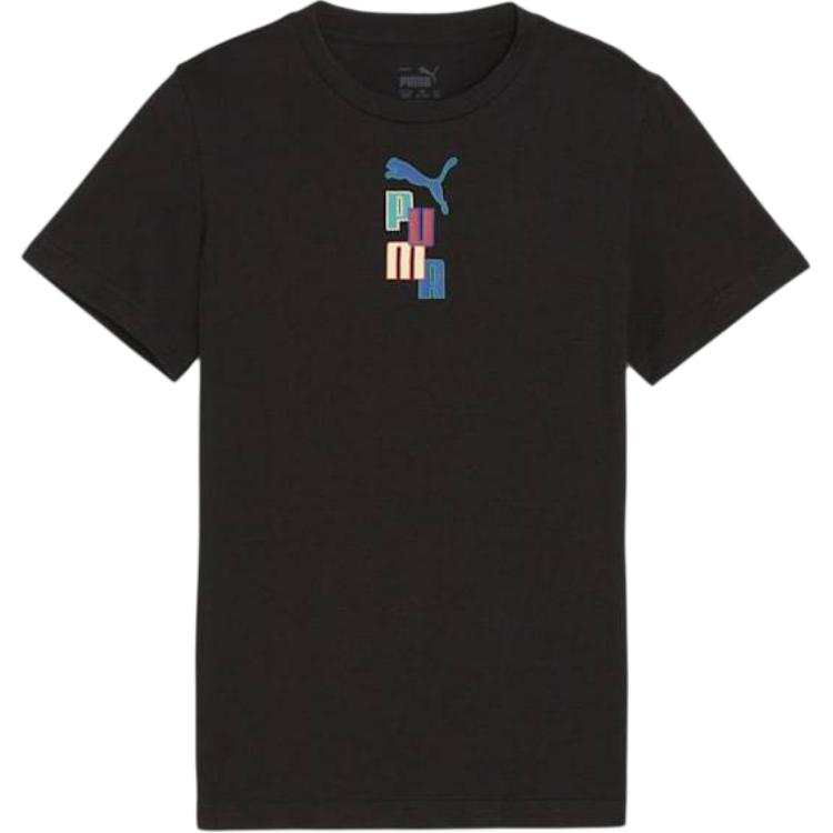 PUMA READY SET BETTER T Shirt Black Kids'