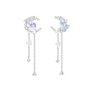 LISM S925 Silver Earrings Women's