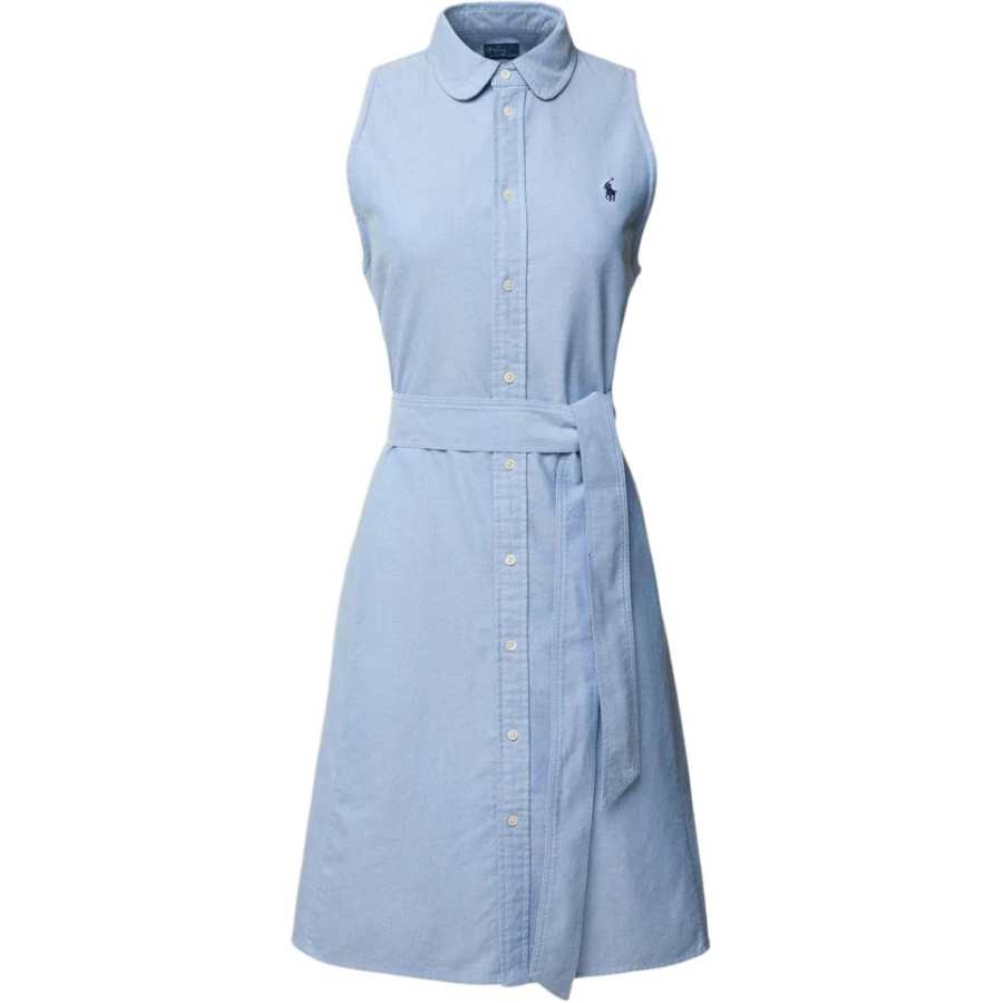 Polo Ralph Lauren Sleeveless Belted Shirt Dress