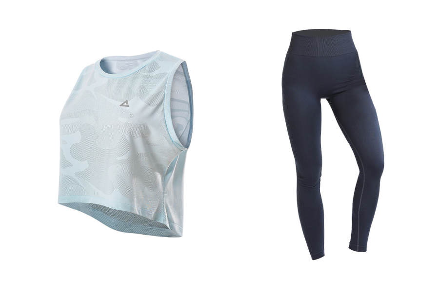 PEAK Fitness Sets Women's Crew Neck Thin