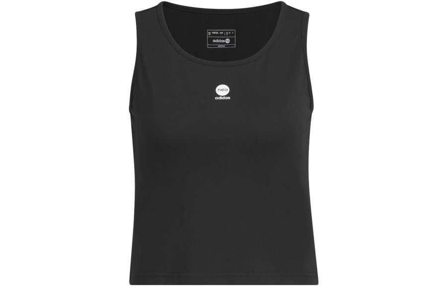 Adidas Neo Sleeveless Sports Shirts Women's Black Other