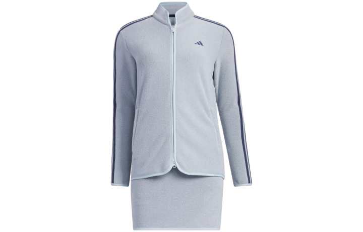 Adidas Adidas Two Piece Skirt Sets Women's Stand Collar Moderate Short