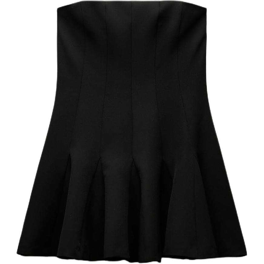 ZARA Sleeveless Dress Women's Black