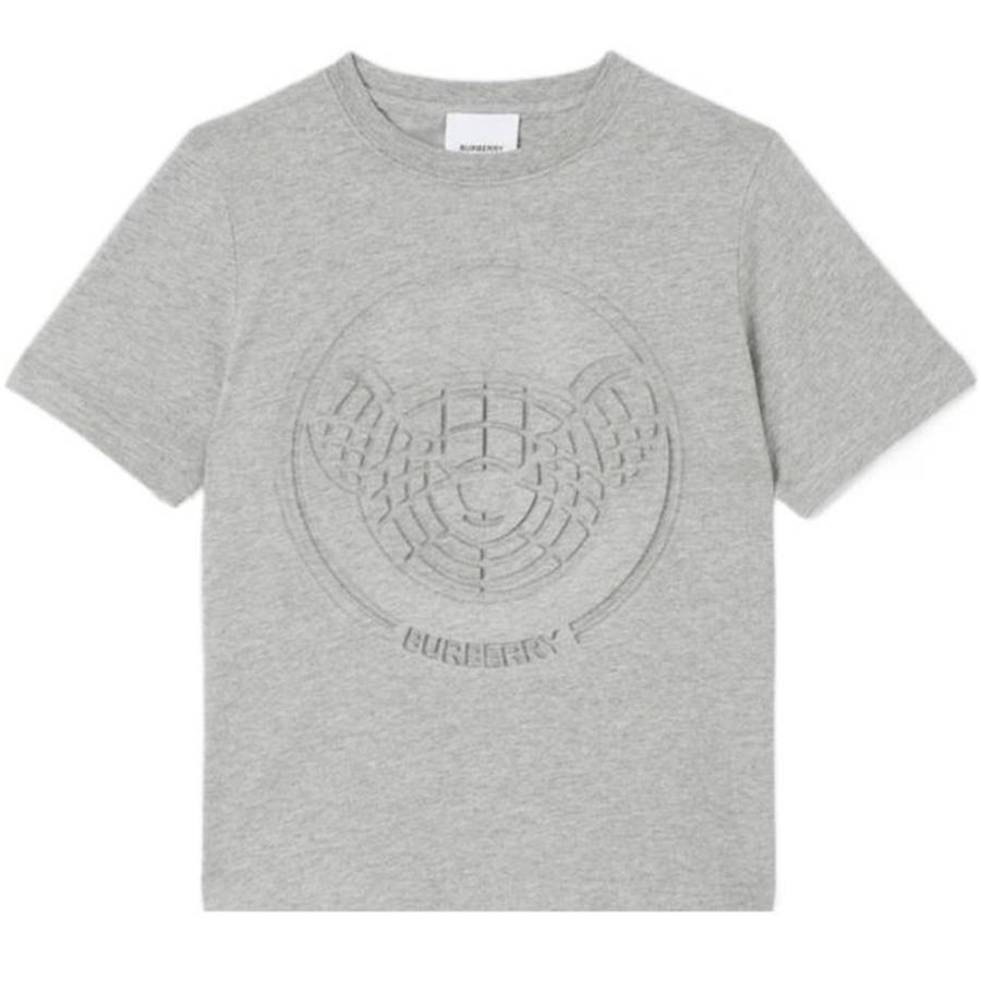 Burberry T Shirt Kids' Apparel FW22 Gray Kids'