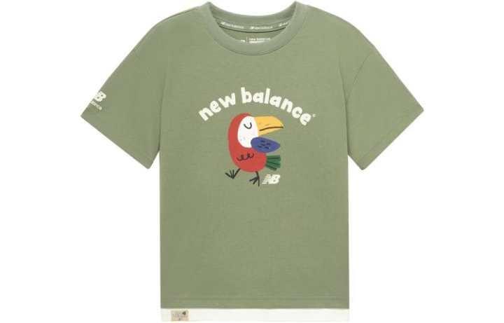 New Balance New Balance Kids T Shirts Crew Neck Moderate