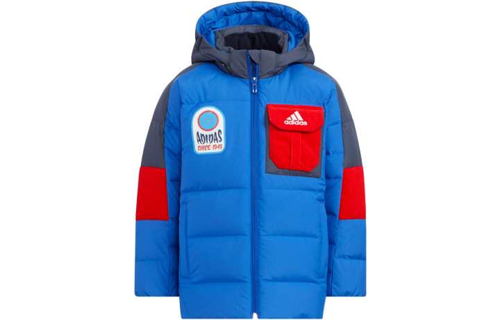 Adidas Adidas Kids Down Jackets Hooded Thickened