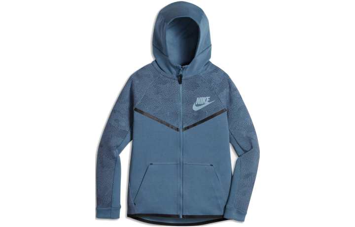 Nike Nike Jackets & Coats SS17 SPORTSWEAR TECHFLEECE WINDRUNNER Smoke Blue Kids'