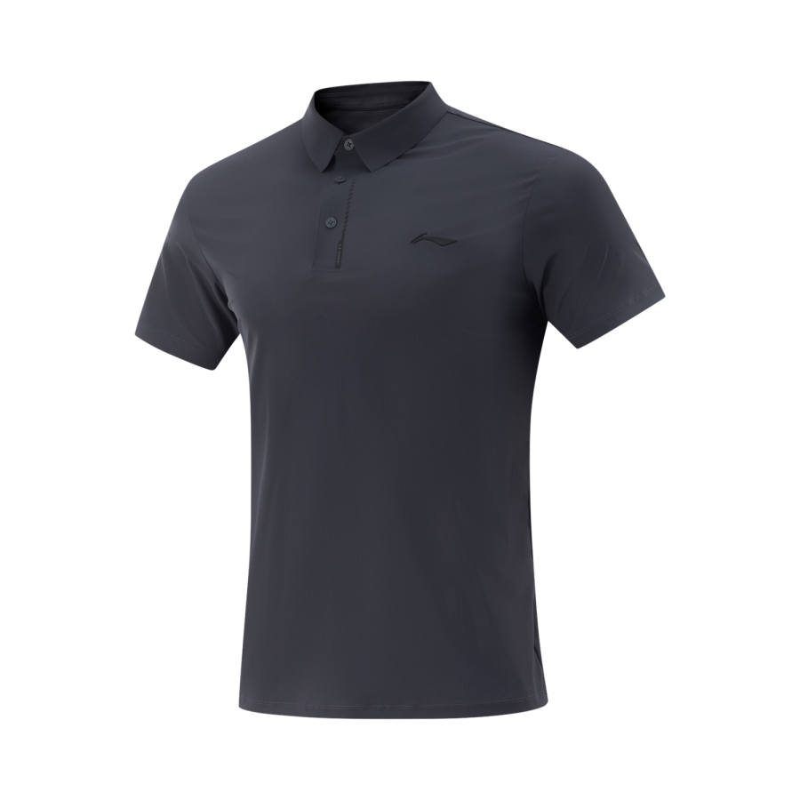 Li-Ning Li Ning Fitness Series Polo Shirt Men's Dark Shadow Blue