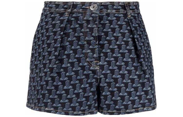 Lanvin Denim Shorts Women's Blue Moderate Other