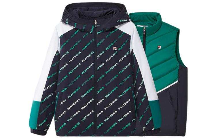FILA KIDS Down Vests Hooded Moderate