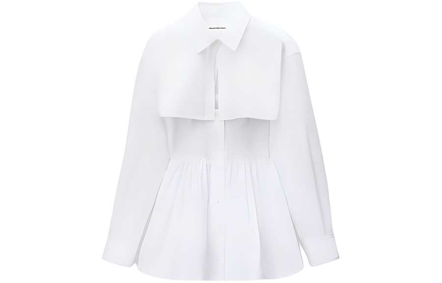 Alexander Wang smocked mini shirt dress