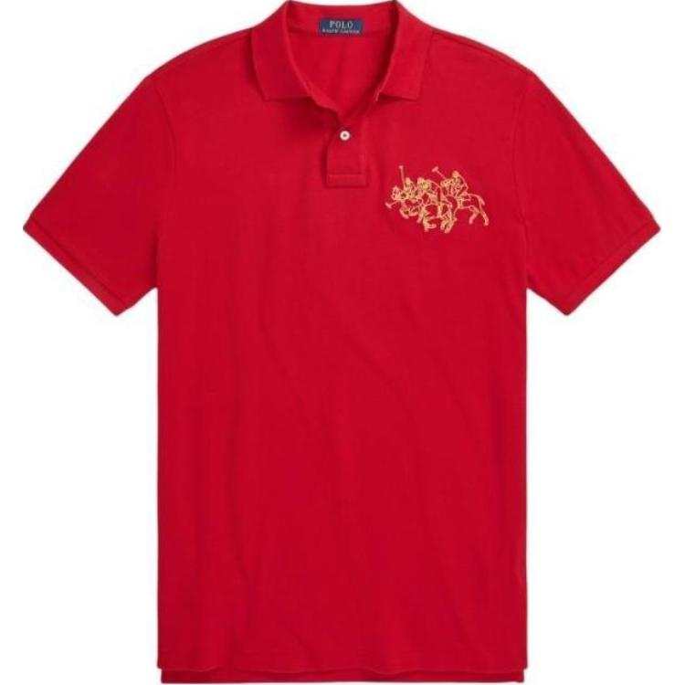 Ralph Lauren Polo Shirt Red Kids'