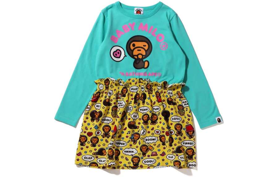 A BATHING APE Kids Sweatshirts Crew Neck Moderate