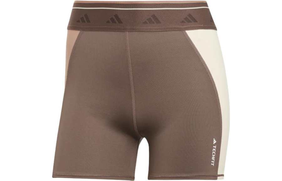 Adidas Adidas Sports Shorts Women's Tan Moderate Tight Pants