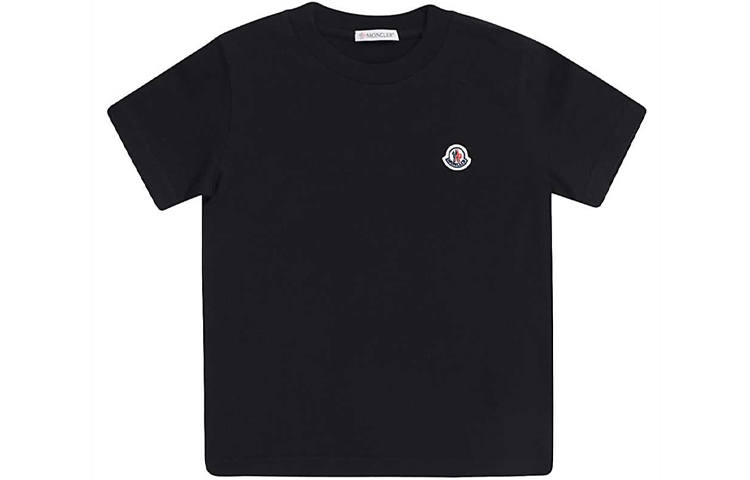 Moncler Enfant Logo Patch Crewneck T-Shirt
