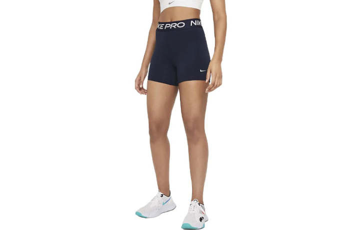 Nike Nike Sports Shorts Women's Marine Blue Moderate Tight Pants