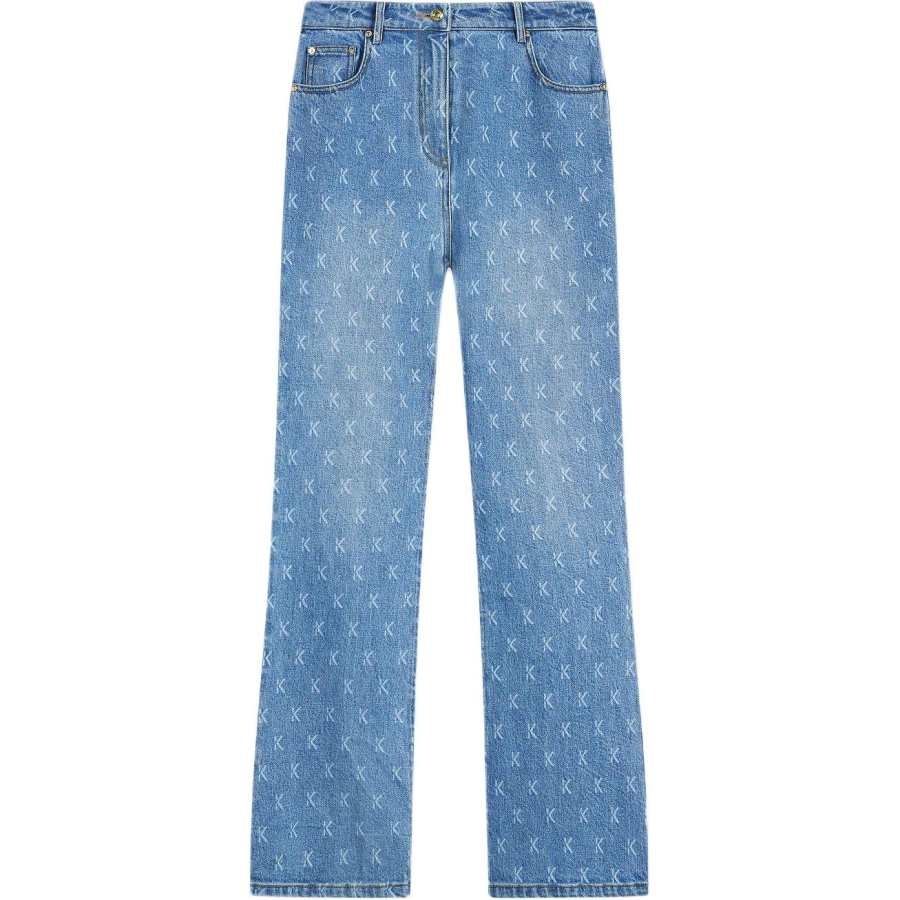 KARL LAGERFELD / Karl Lagerfeld Jeans Logo-print Straight-leg Jeans