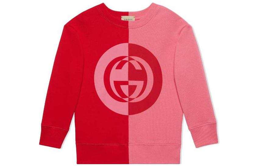 GUCCI Sweatshirt Kids' Apparel FW22 Girls, Pink Kids'