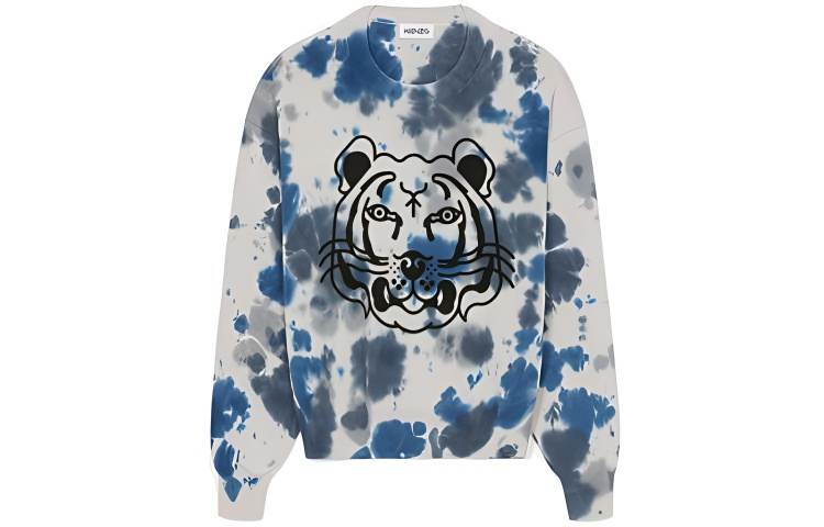 KENZO Kenzo K-Tiger tie-dye sweatshirt