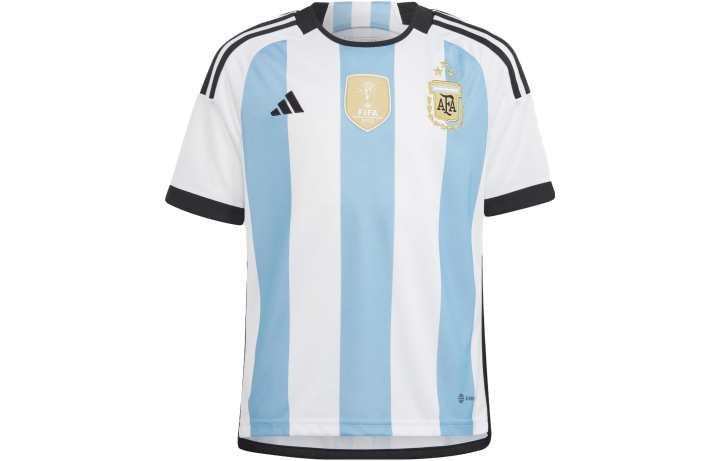 Adidas Adidas T Shirt White Blue Kids'