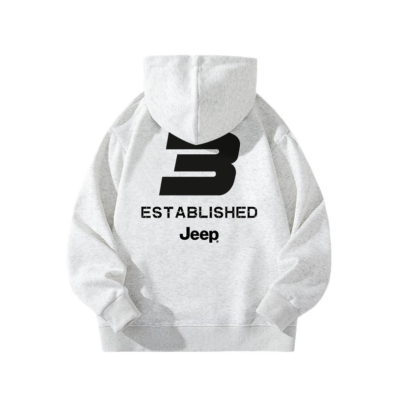 Jeep Grade School Sweatshirts Hooded Thickened