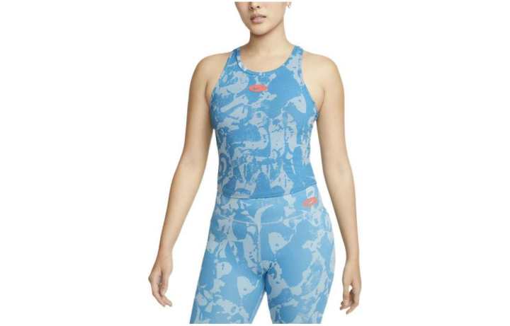 Nike Nike Sleeveless Sports Shirts Women's Blue