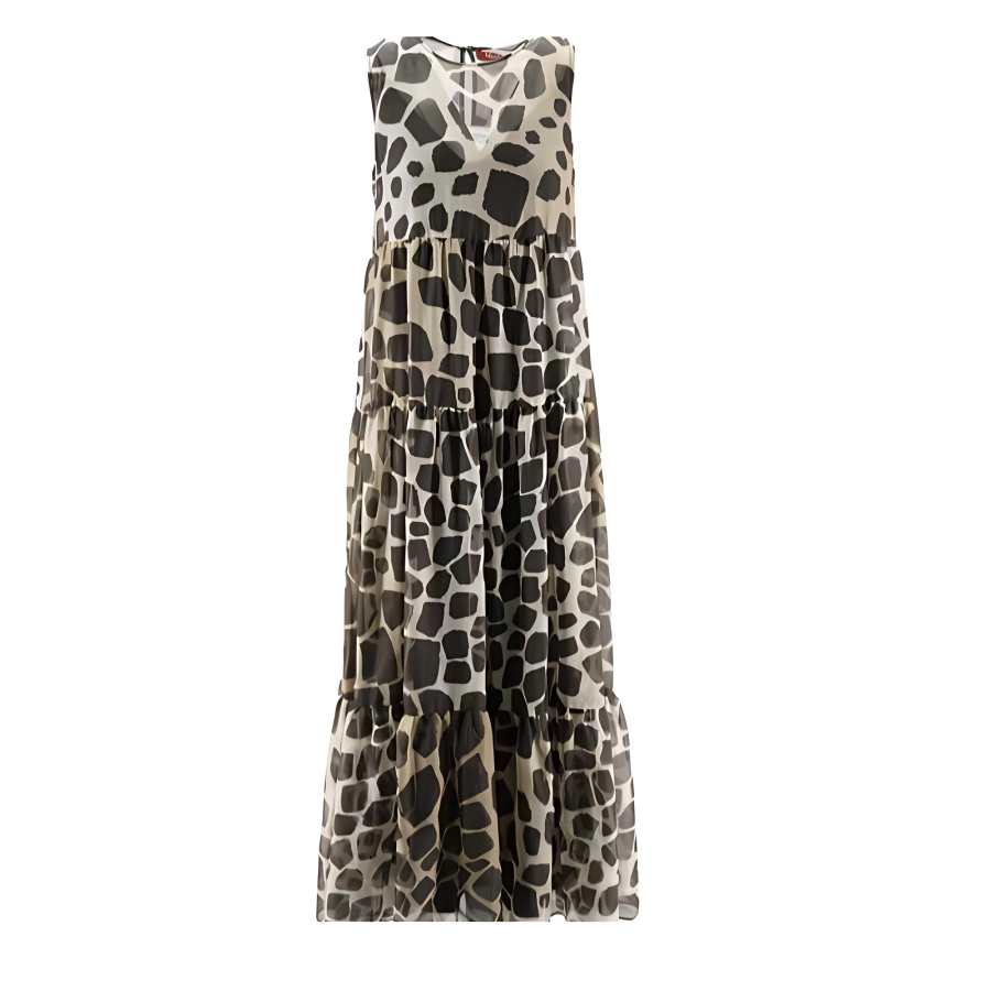 MaxMara Studio MaxMara Studio Sleeveless Dress Women's Multicolor
