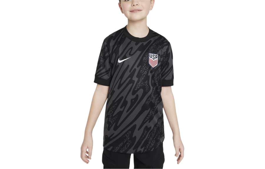 Nike Nike United States Soccer Olympic Collection T Shirt Black/White Kids'