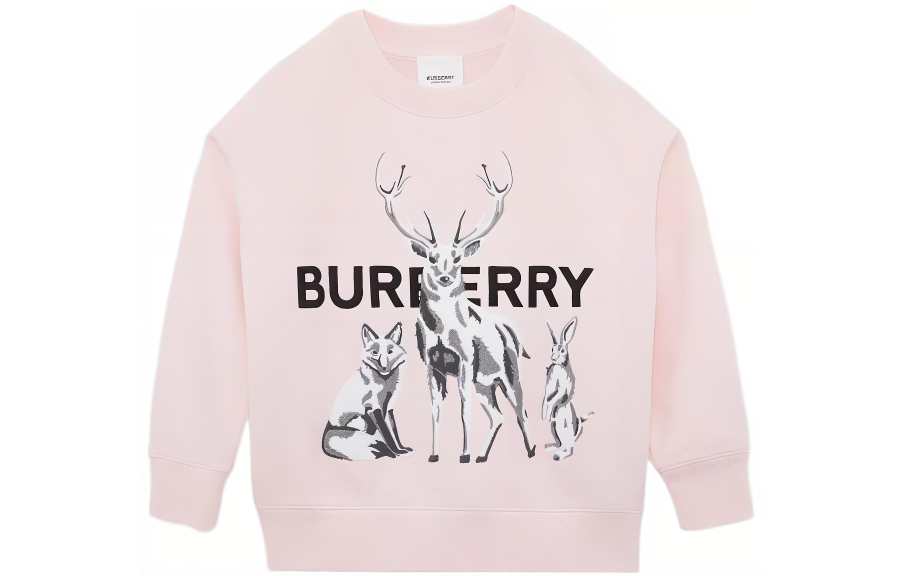 Burberry Sweatshirt FW22 Pink Kids'
