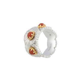 BUCCELLATI BLOSSOMS Daisy 925 Sterling Silver Alloy Rings Women's