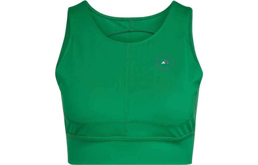 Adidas Adidas Sleeveless Sports Shirts Women's Green Other