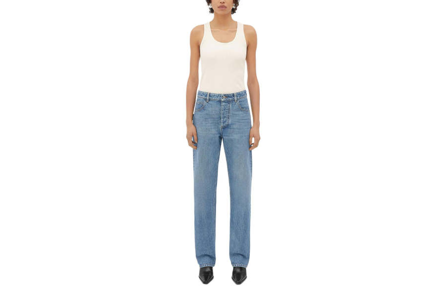 Bottega Veneta Vintage Washed Boyfriend Denim Jeans