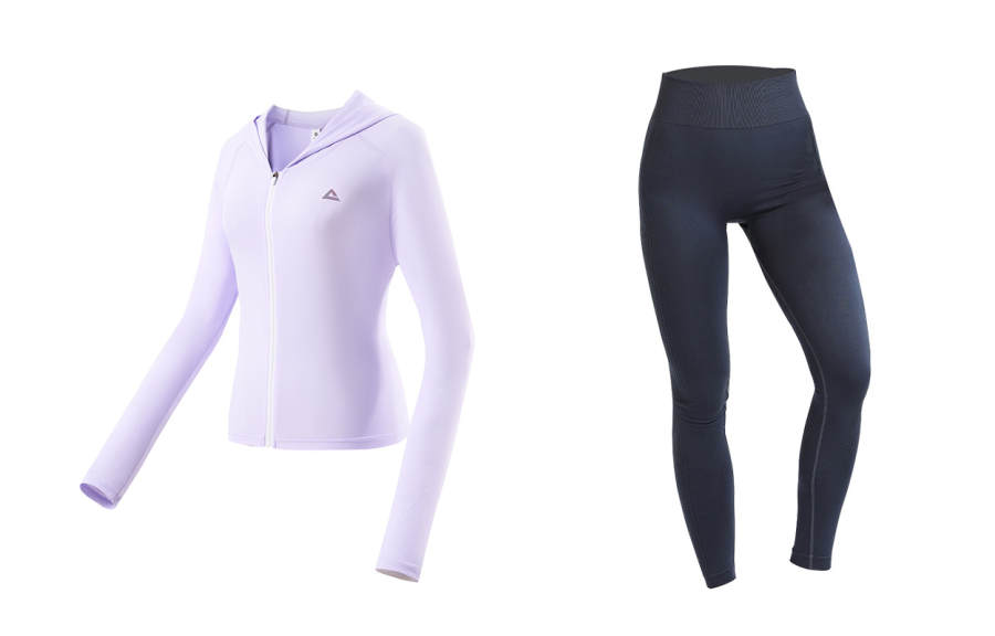 PEAK Fitness Sets Women's Hooded Thin